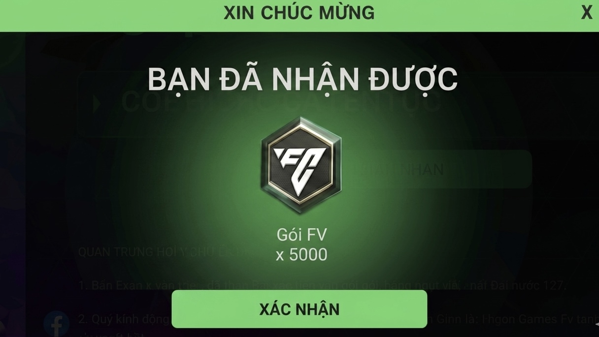 CODE FC MOBILE 5000 FV